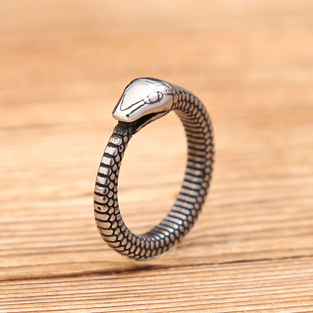 Vintage Simple Norse Viking Rings For Men Women Stainless Steel