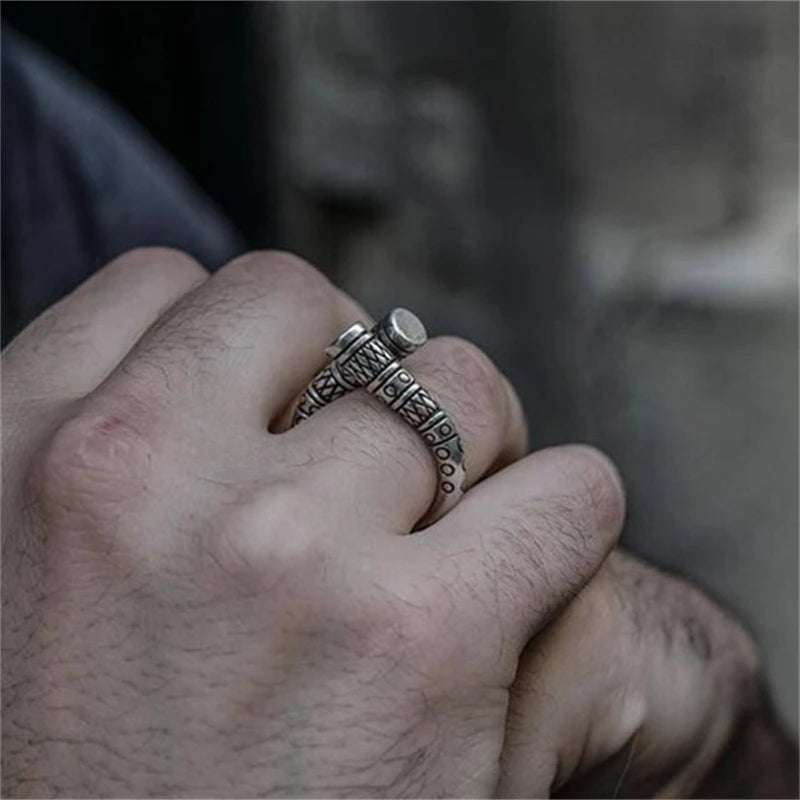 Vintage Nordic Style Viking Ring