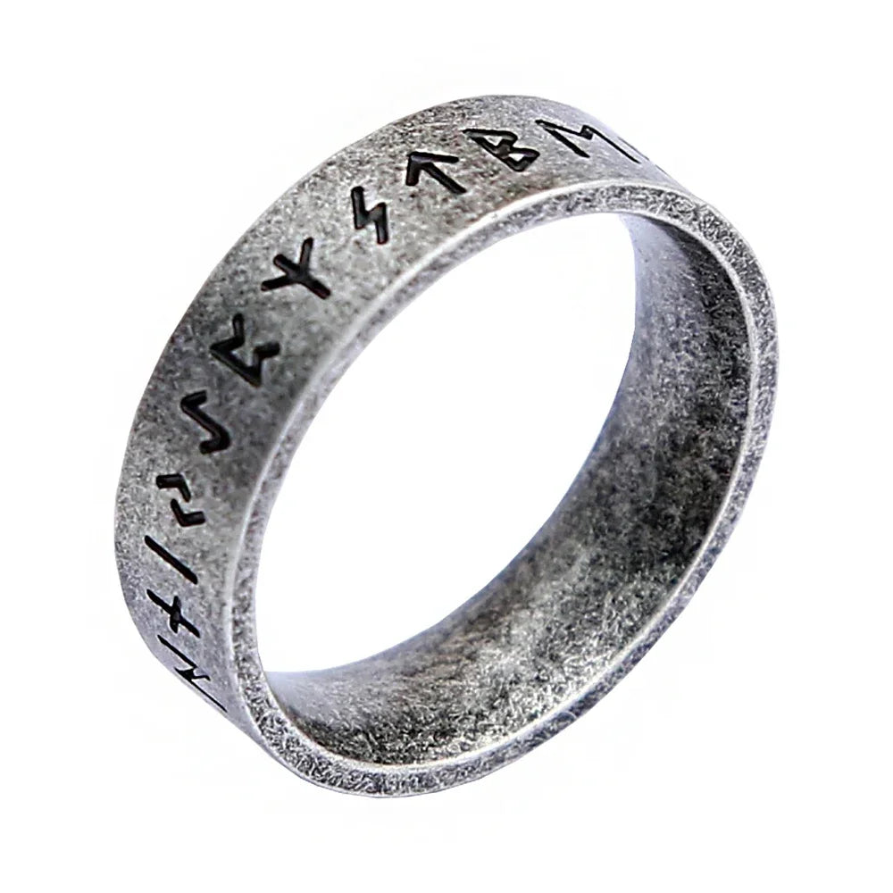 Vintage Stainless Steel Rings For Men Nordic Valknut