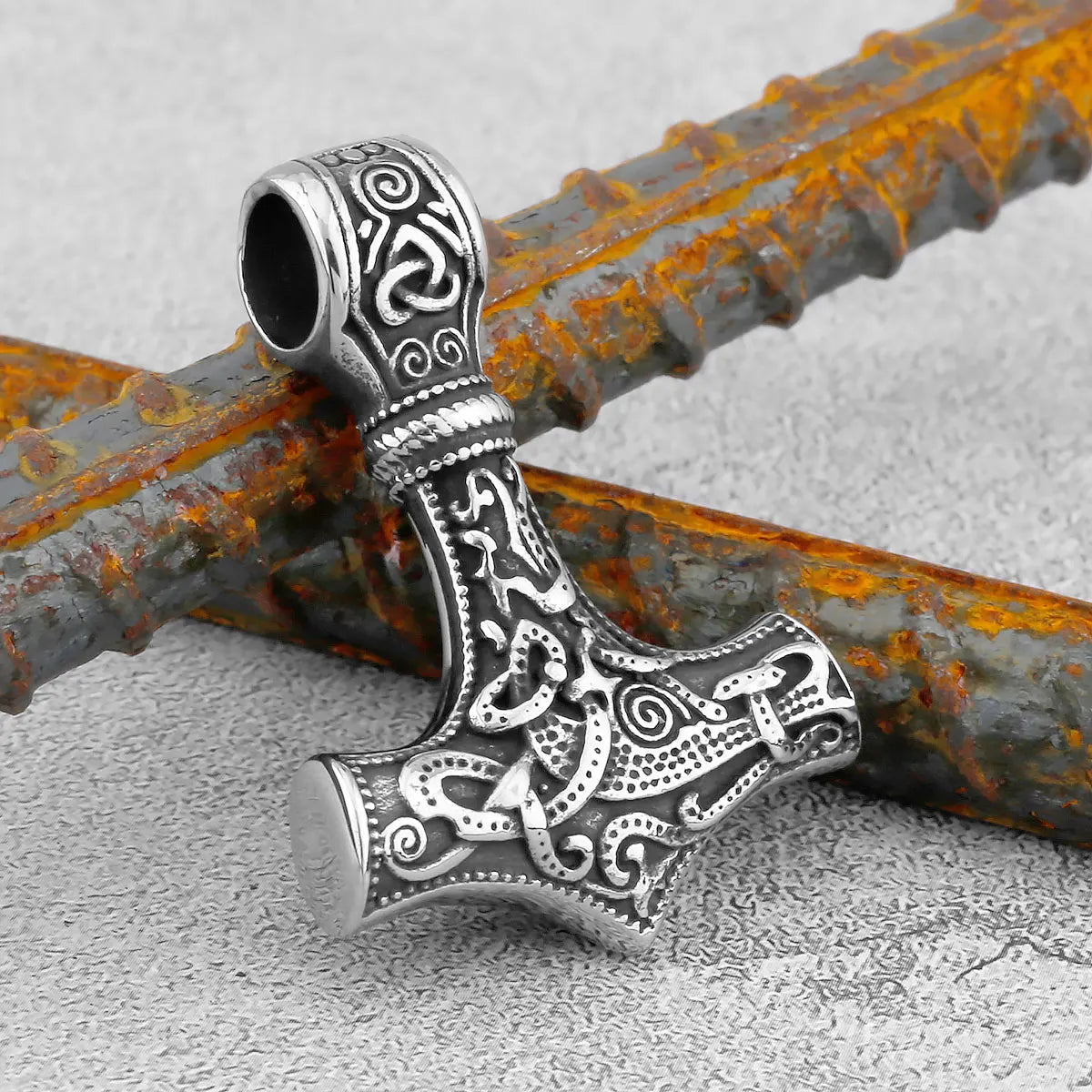 Nordic Viking Thor's Hammer Pendant stainless steel