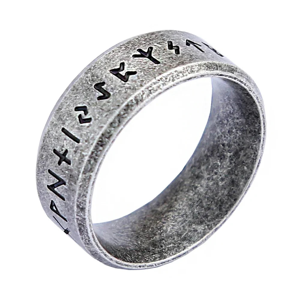 Vintage Stainless Steel Rings For Men Nordic Valknut