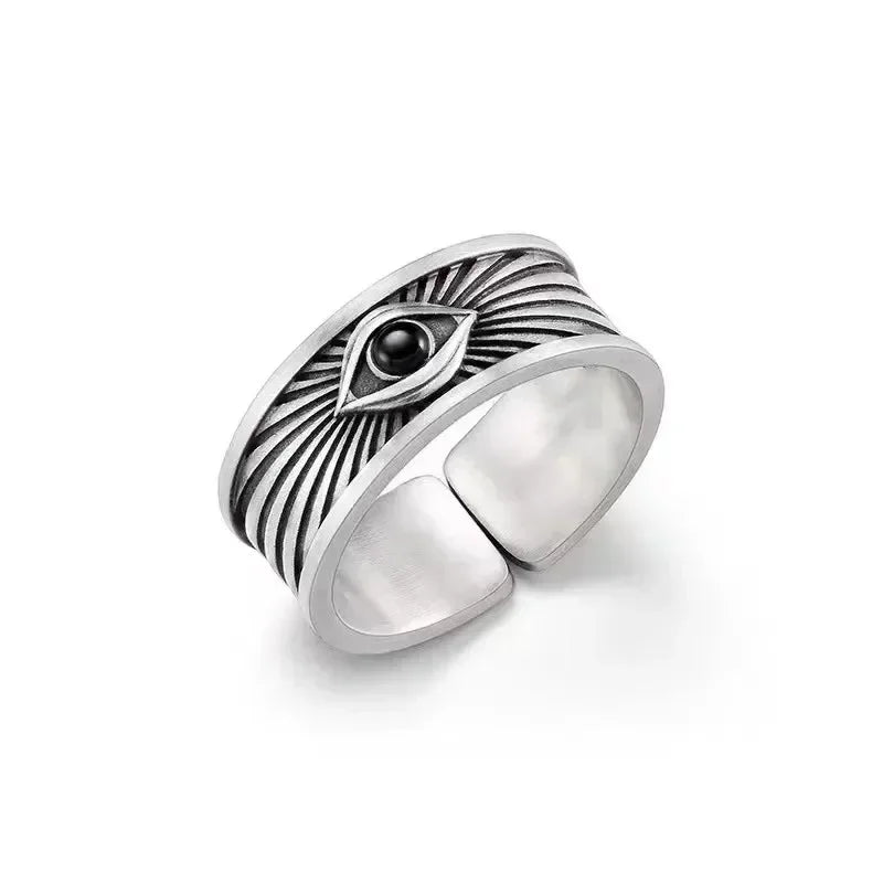 Gothic Skull Crown mens ring