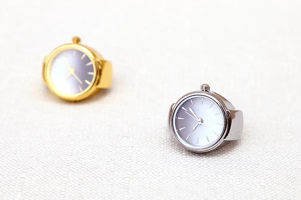 Fashion Mini Watch Ring for Menand women