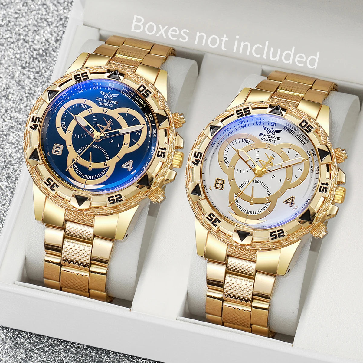 Men's Business Watch Fashionable and Handsome Stainless Steel Quartz Watch