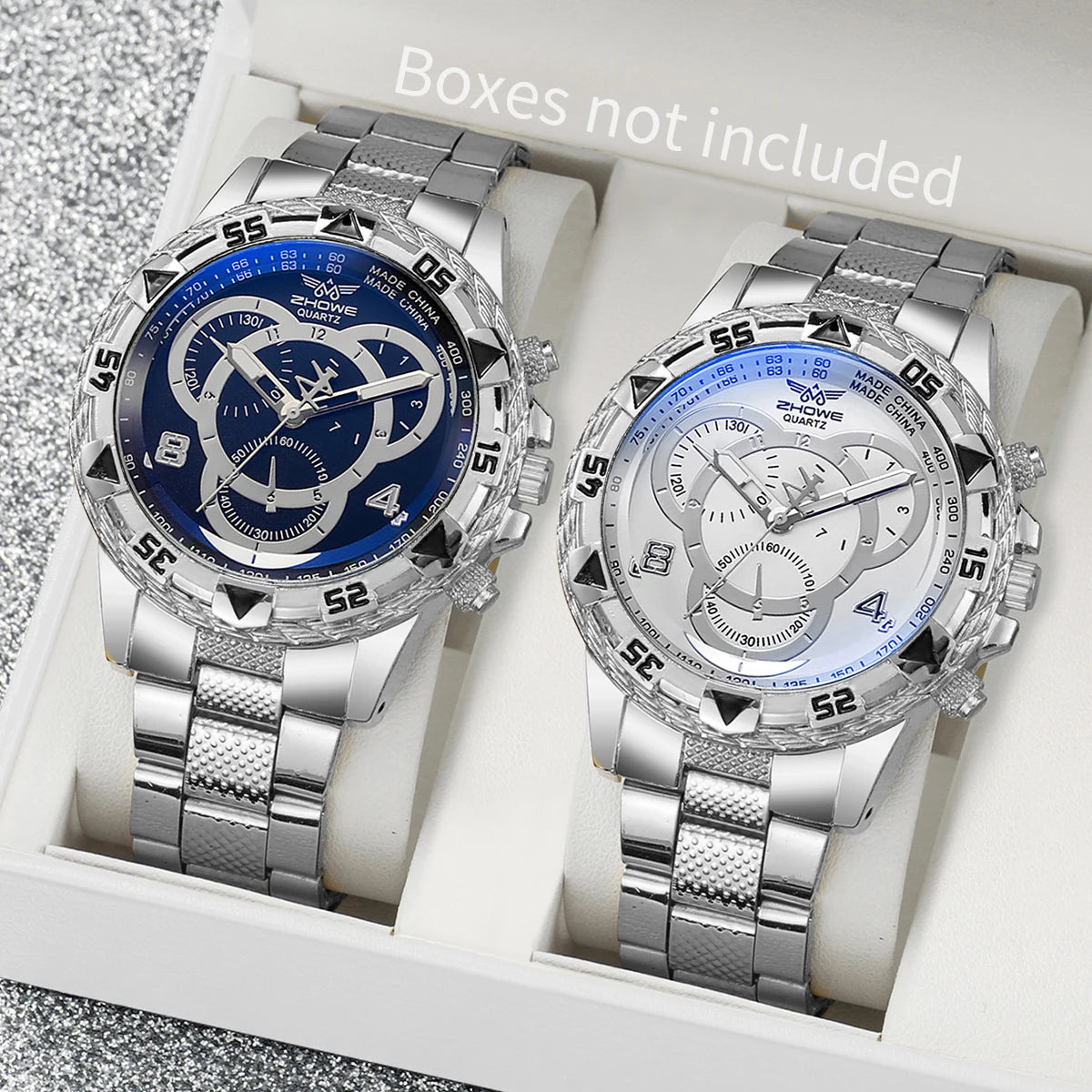 Men's Business Watch Fashionable and Handsome Stainless Steel Quartz Watch