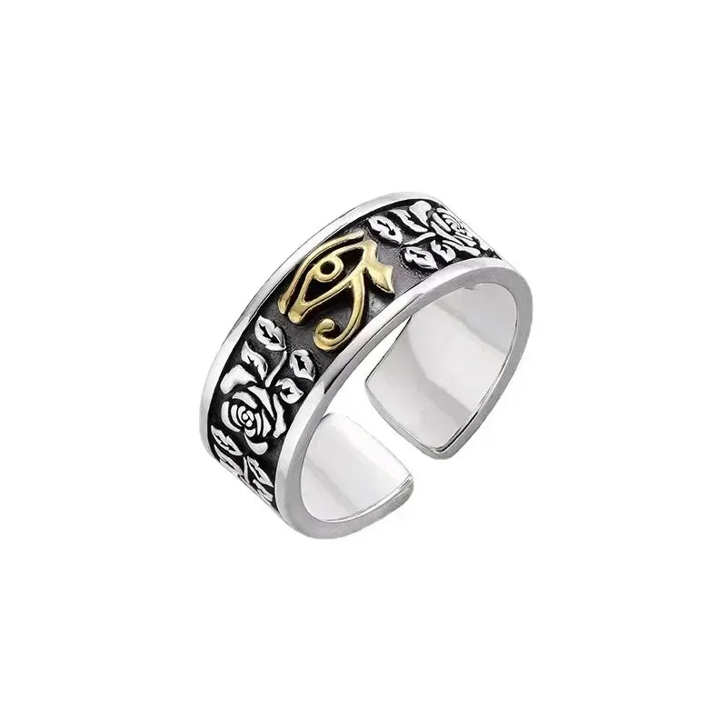 Gothic Skull Crown mens ring