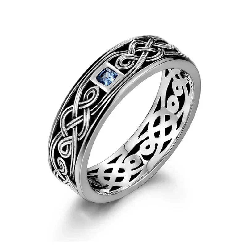 Gothic Skull Crown mens ring