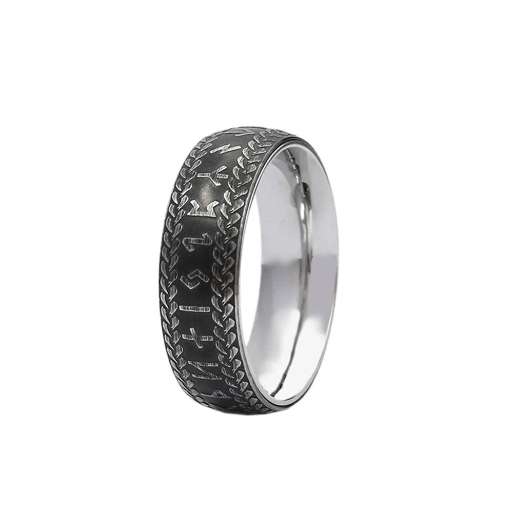 Men Nordic Odin Viking Rune ring