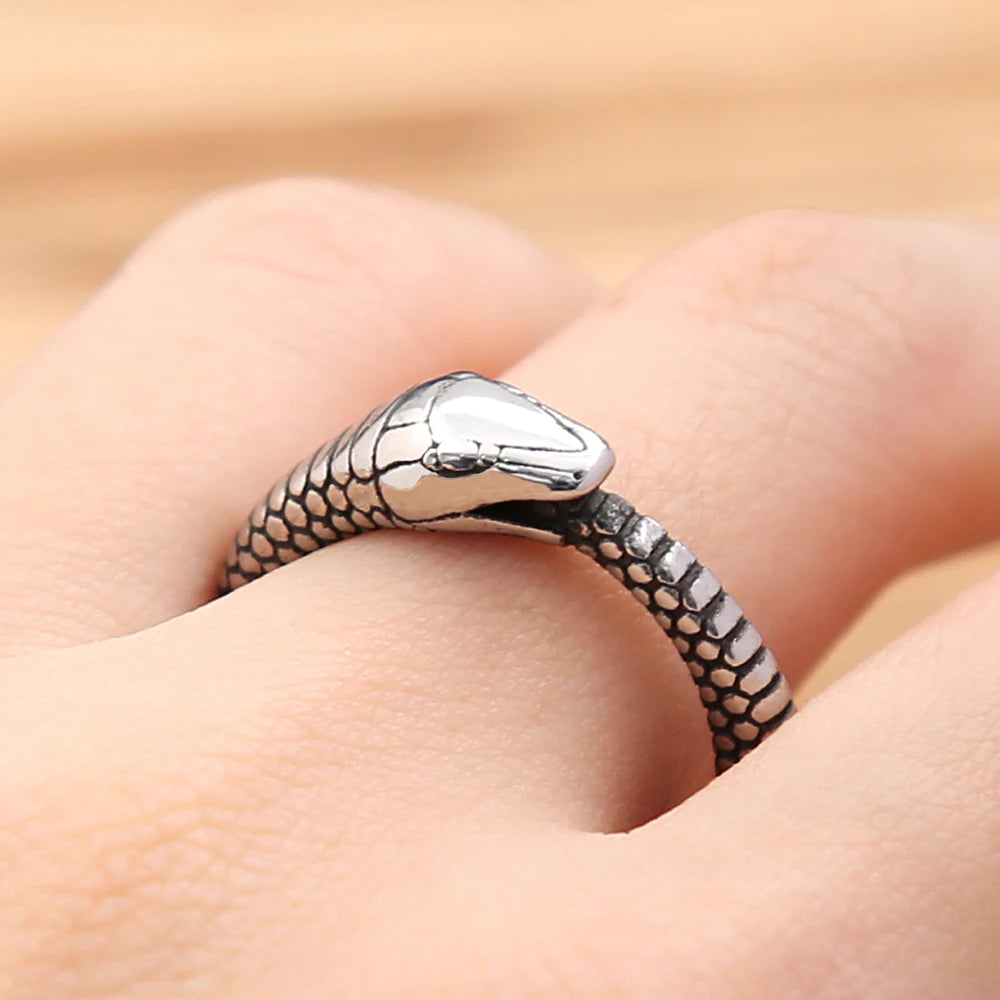 Vintage Simple Norse Viking Rings For Men Women Stainless Steel