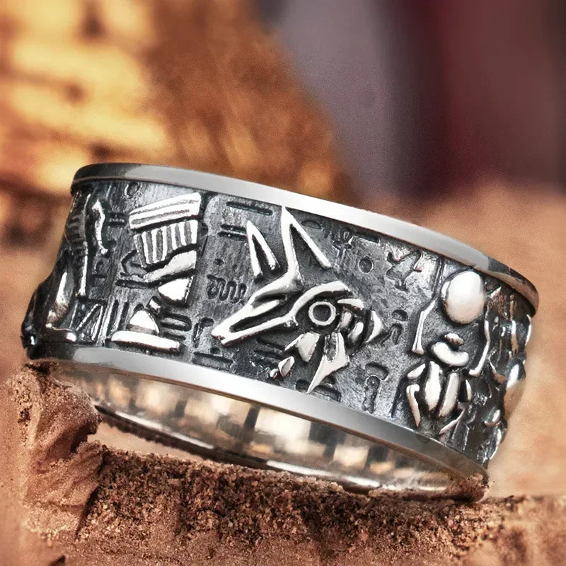 Gothic Skull Crown mens ring