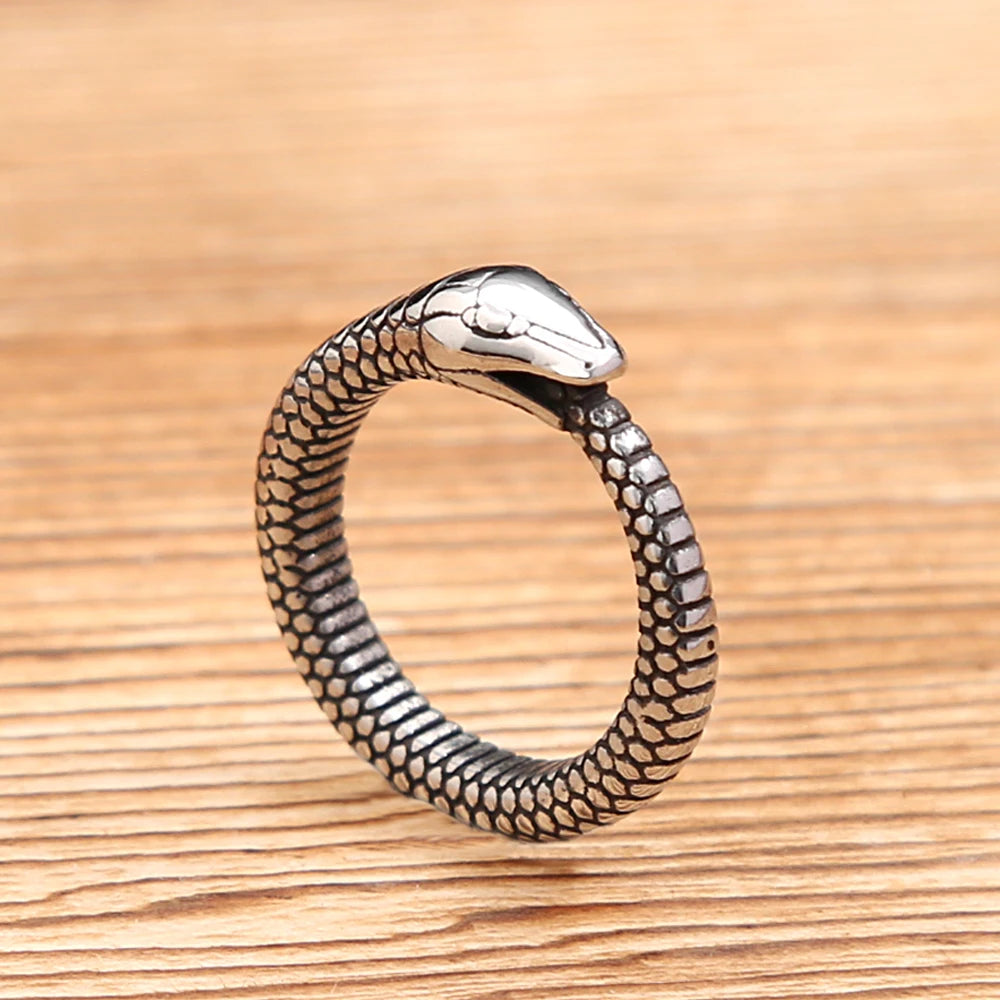 Vintage Simple Norse Viking Rings For Men Women Stainless Steel