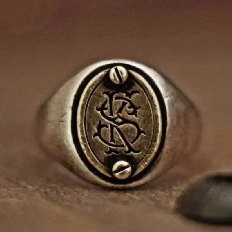 Gothic Skull Crown mens ring