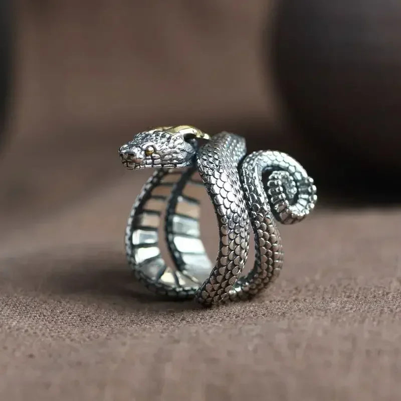 Gothic Skull Crown mens ring
