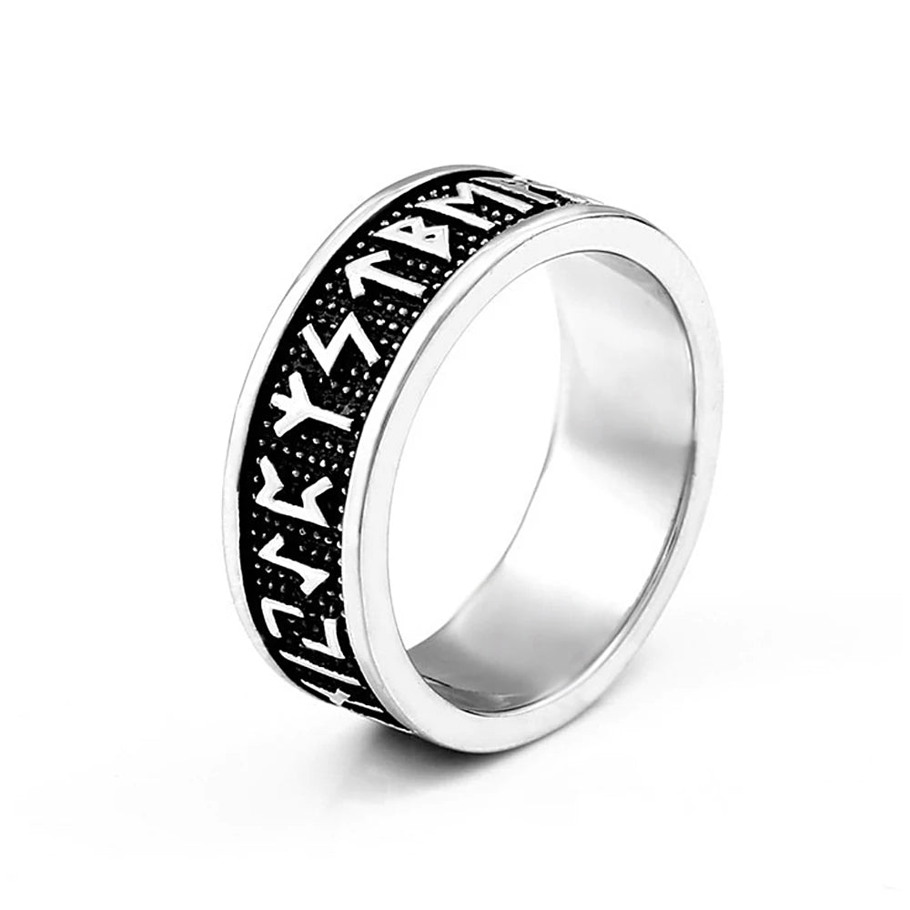 Nordic Viking Rune Rings Stainless Steel