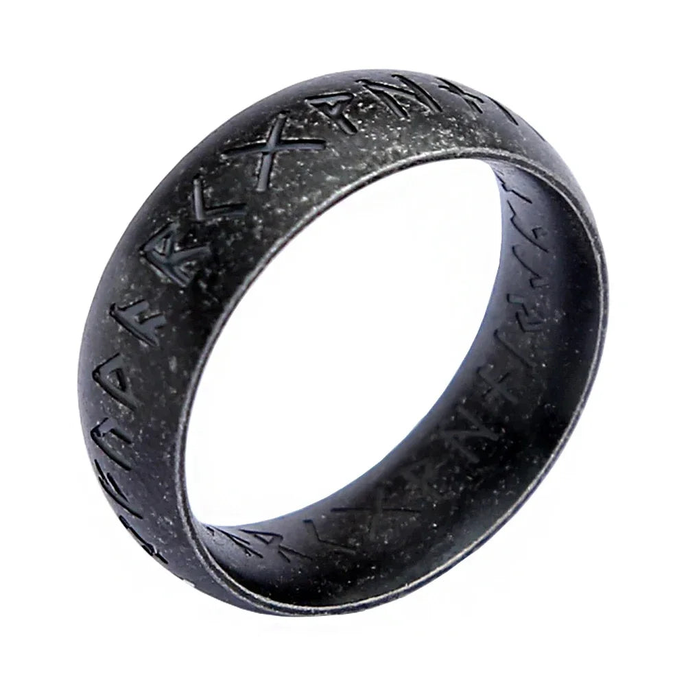 Vintage Stainless Steel Rings For Men Nordic Valknut