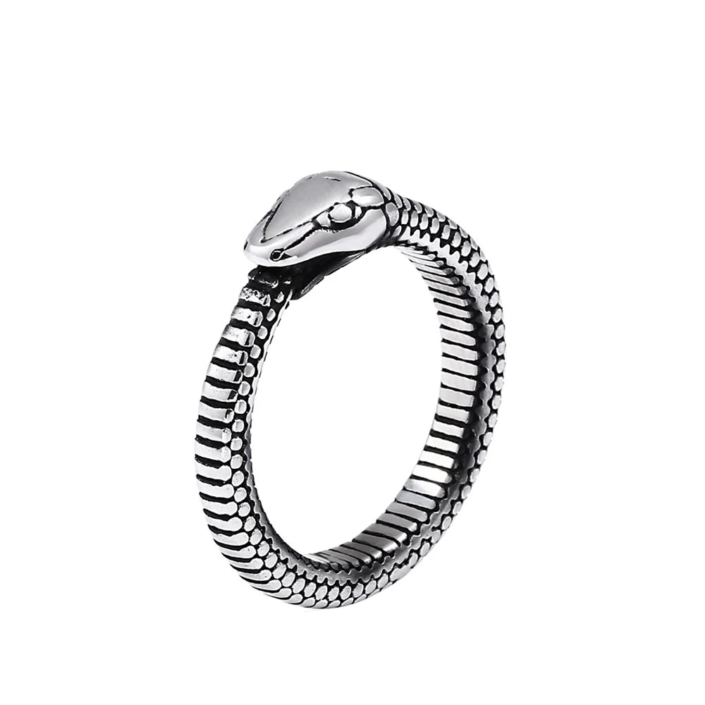 Vintage Simple Norse Viking Rings For Men Women Stainless Steel