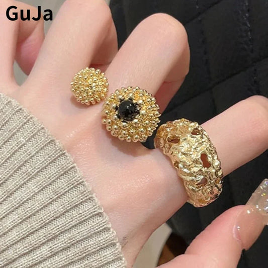 Luxury Temperament Metal Open Rings For Women