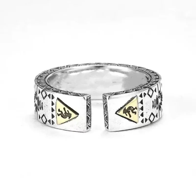 Gothic Skull Crown mens ring