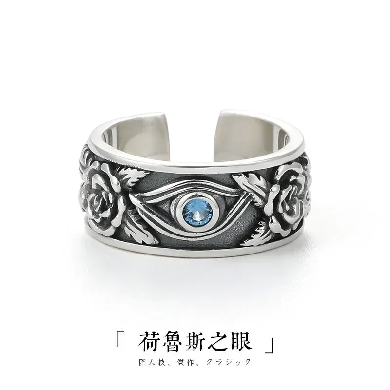 Gothic Skull Crown mens ring