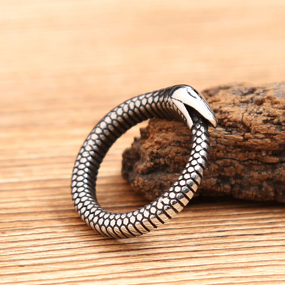 Vintage Simple Norse Viking Rings For Men Women Stainless Steel