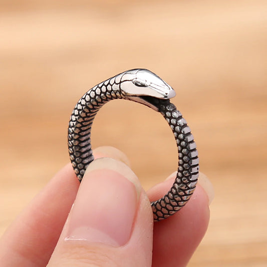 Vintage Simple Norse Viking Rings For Men Women Stainless Steel