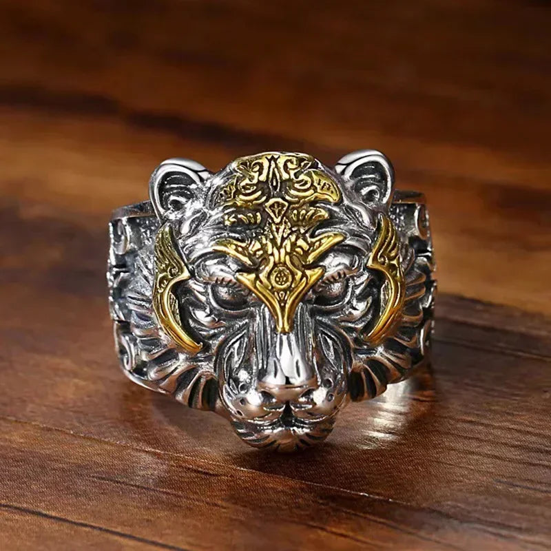 Gothic Skull Crown mens ring