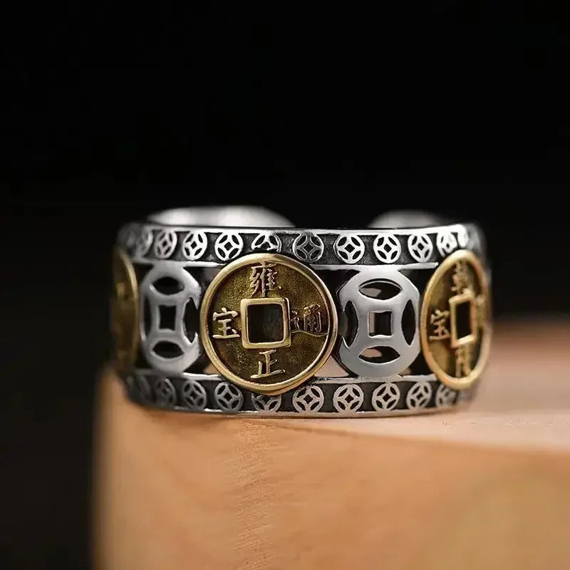 Gothic Skull Crown mens ring