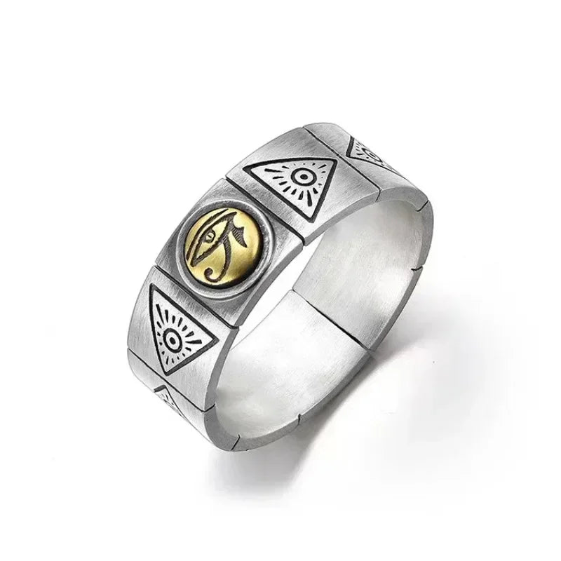 Gothic Skull Crown mens ring