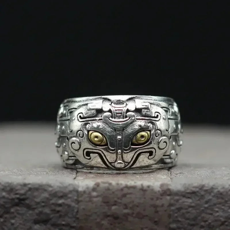 Gothic Skull Crown mens ring